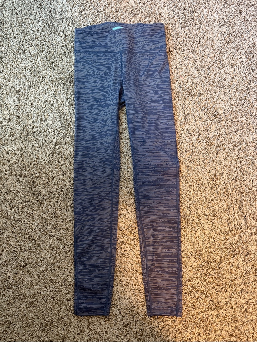 Outdoor Voices TechSweat Core 7/8 Leggings in Baltic Blue